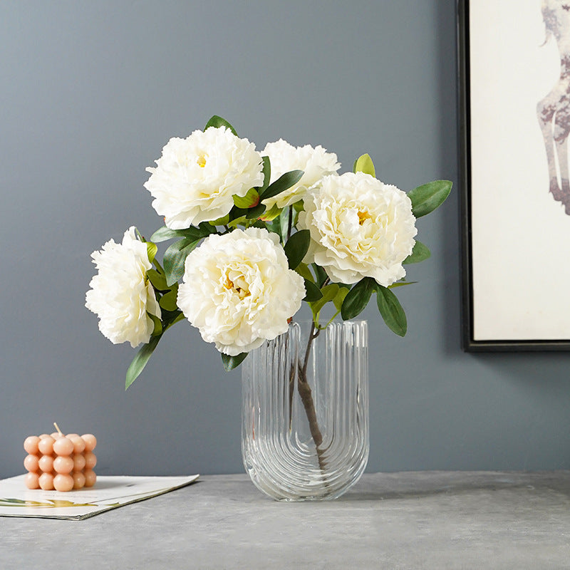 Set of 5 Large Faux Peony Blooms