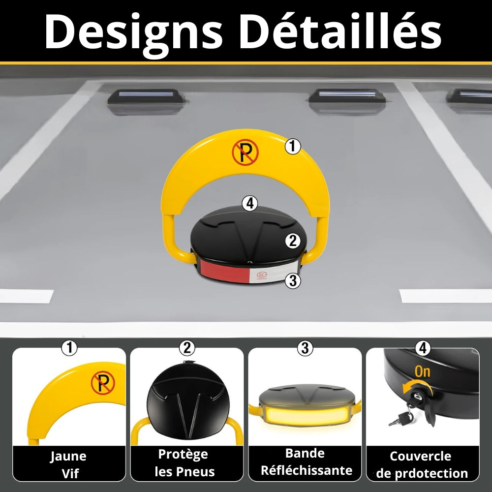 No-Drill Automatic Car Parking Barrier