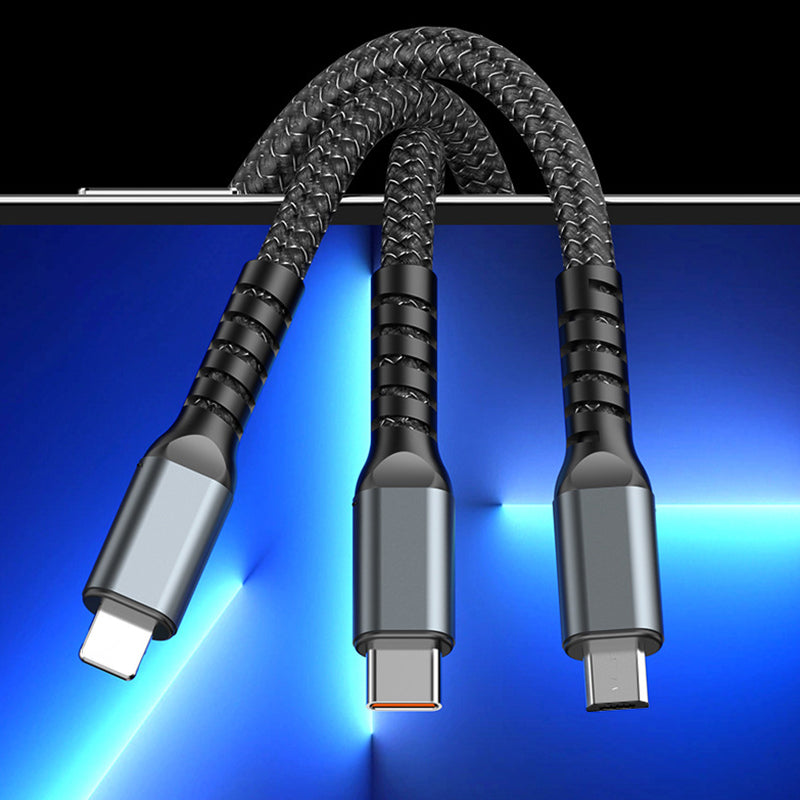 Luminous 3-in-1 Rapid Charge Cable for All Devices
