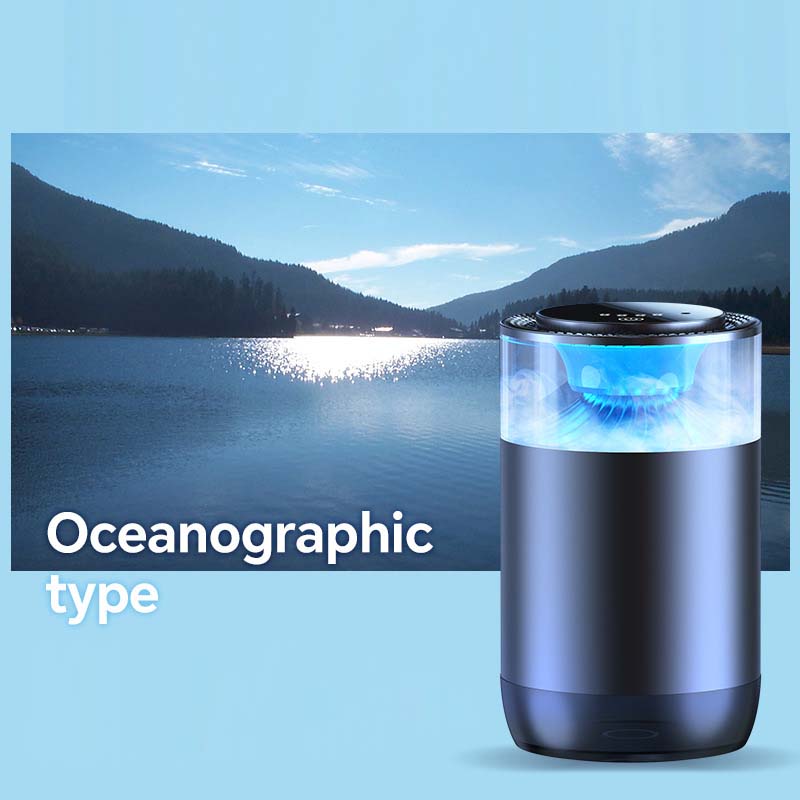 Car Air Freshener with Natural Scent and Ultrasonic Diffusion