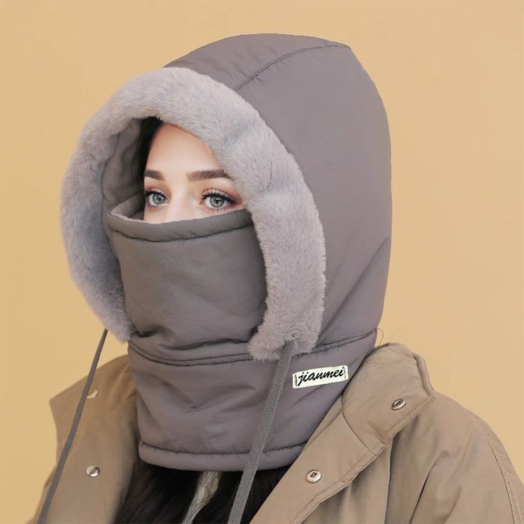 Thermal Winter Hat with Face Shield – Ice King Lined Beanie