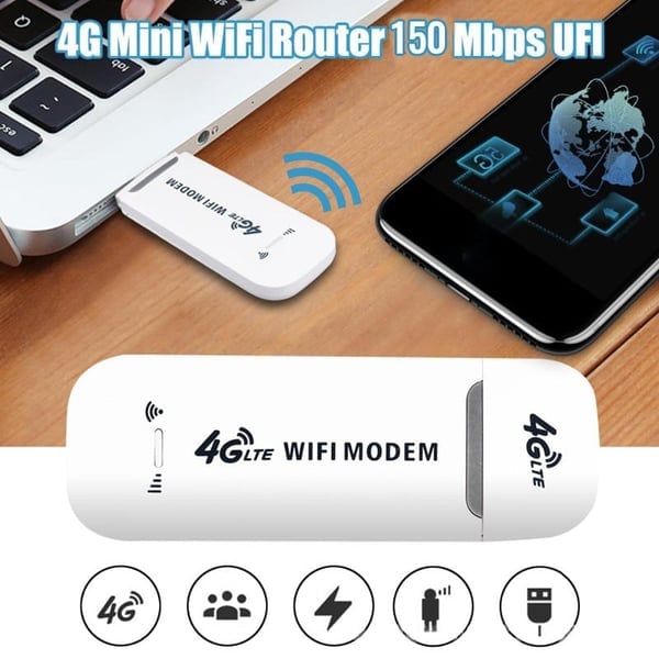 Portable 4G Wireless Router | 150 Mbps Hotspot for 10 Devices