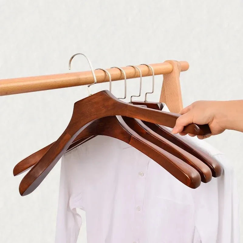 Wooden Suit and Coat Hangers – Elegant Sculptural Design