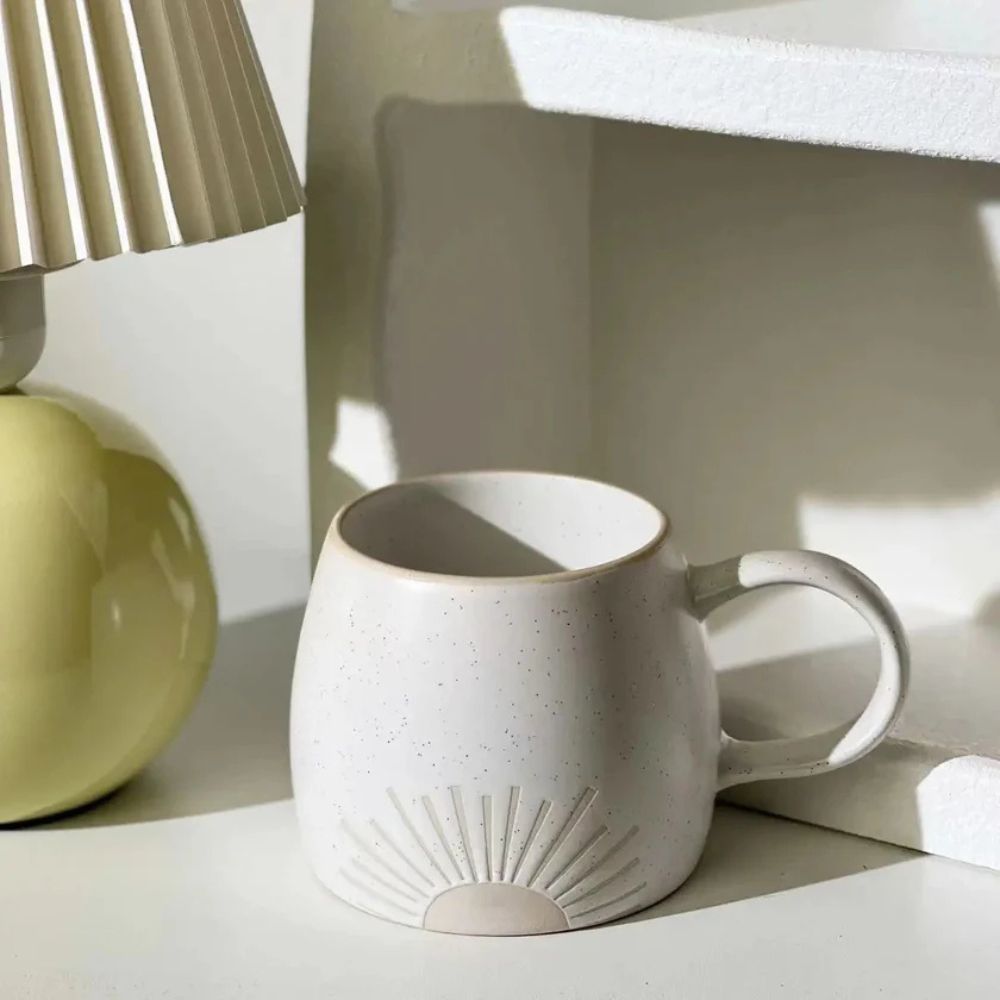 Matte Finish Coffee and Tea Mug – Large 450ml Ceramic Cup