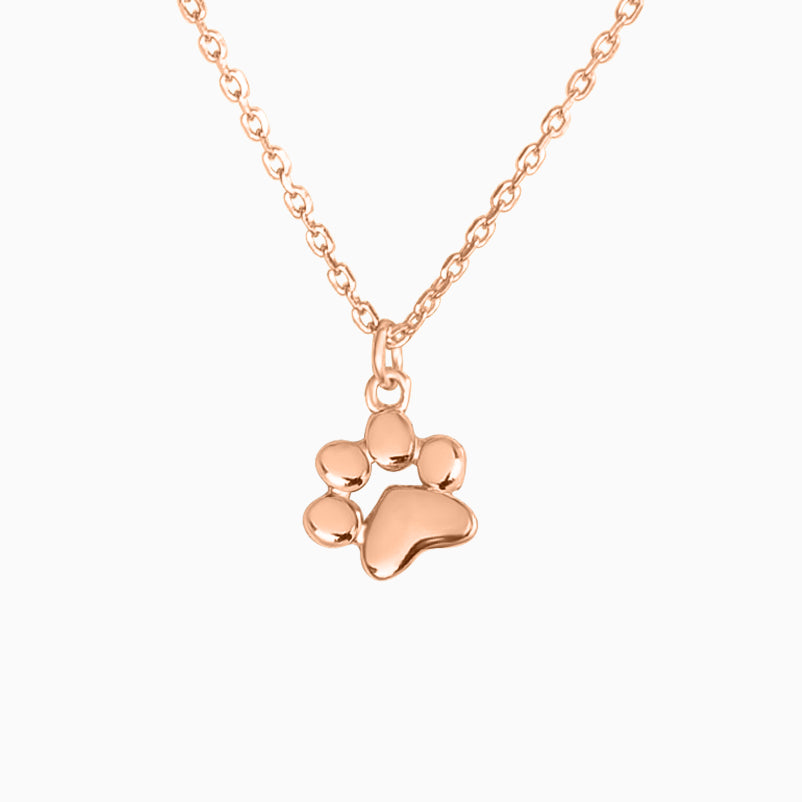 Necklace for Animal Enthusiasts with Delicate Paws Design