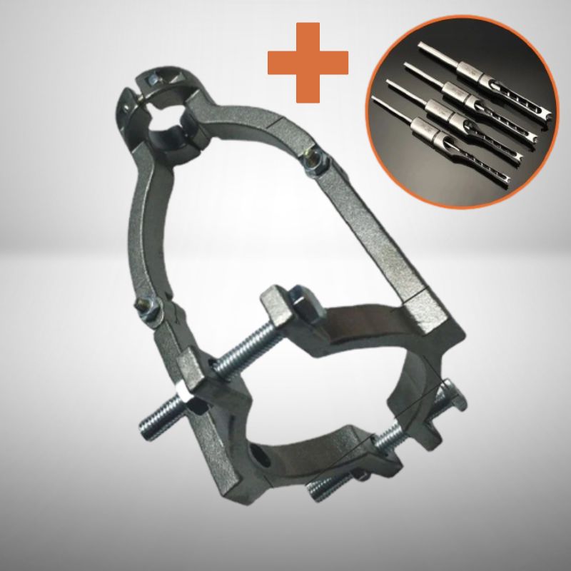 Precision Square Hole Drilling Adapter for Power Tools