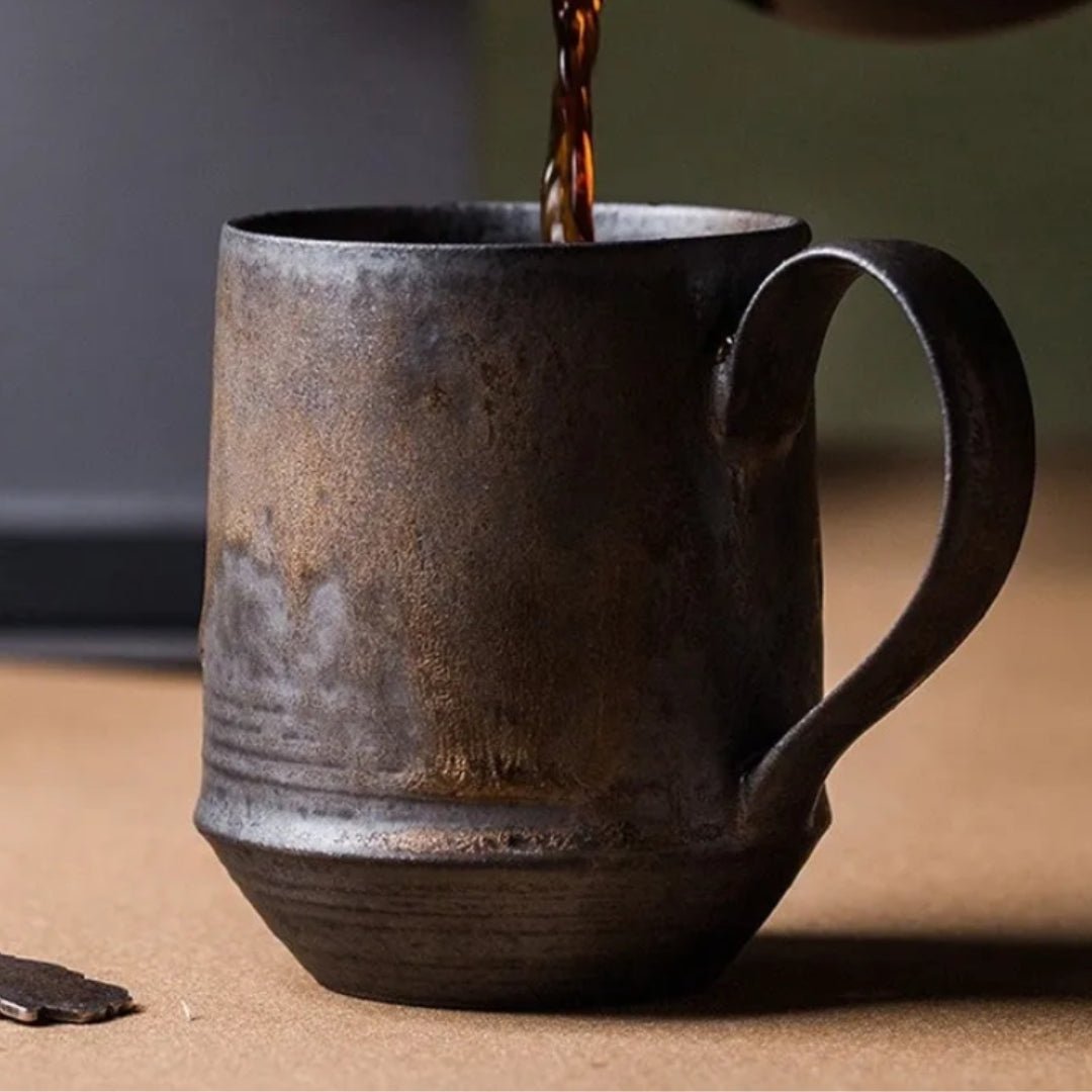 Vintage Drinkware Harvest Mug in Rustic Ceramic Design