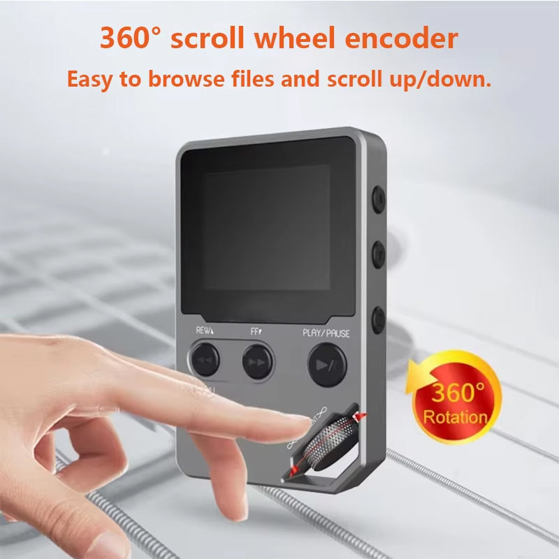 Bluetooth MP3 Player with 50-Hour Battery Life
