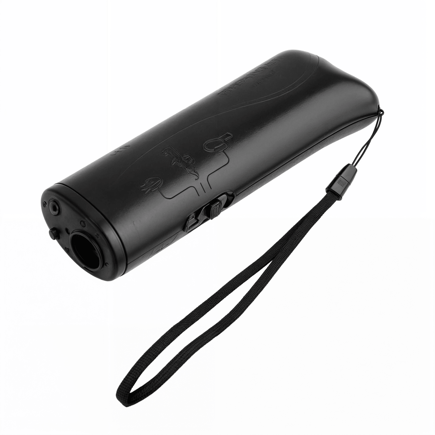 Compact Ultrasonic Dog Training Device with LED Light, 5-Meter Range, Wrist Strap
