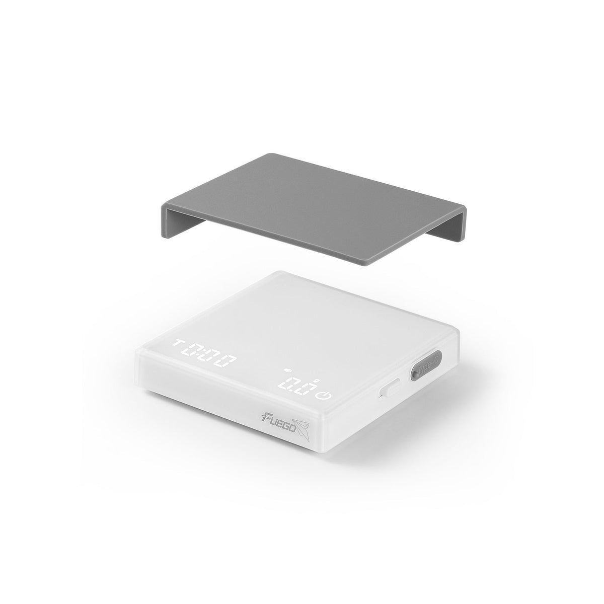 Compact Digital Coffee Scale Featuring Timer Function