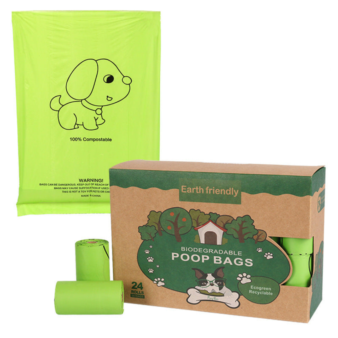Eco-Friendly 120 Waste Bags with Convenient Dispenser