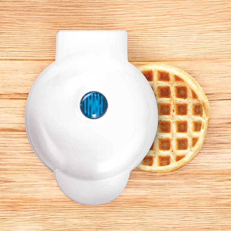 Mini Electric Waffle Maker with Nonstick Coating
