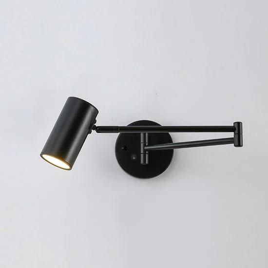 Adjustable Swing Arm Wall Light for Reading & Ambience