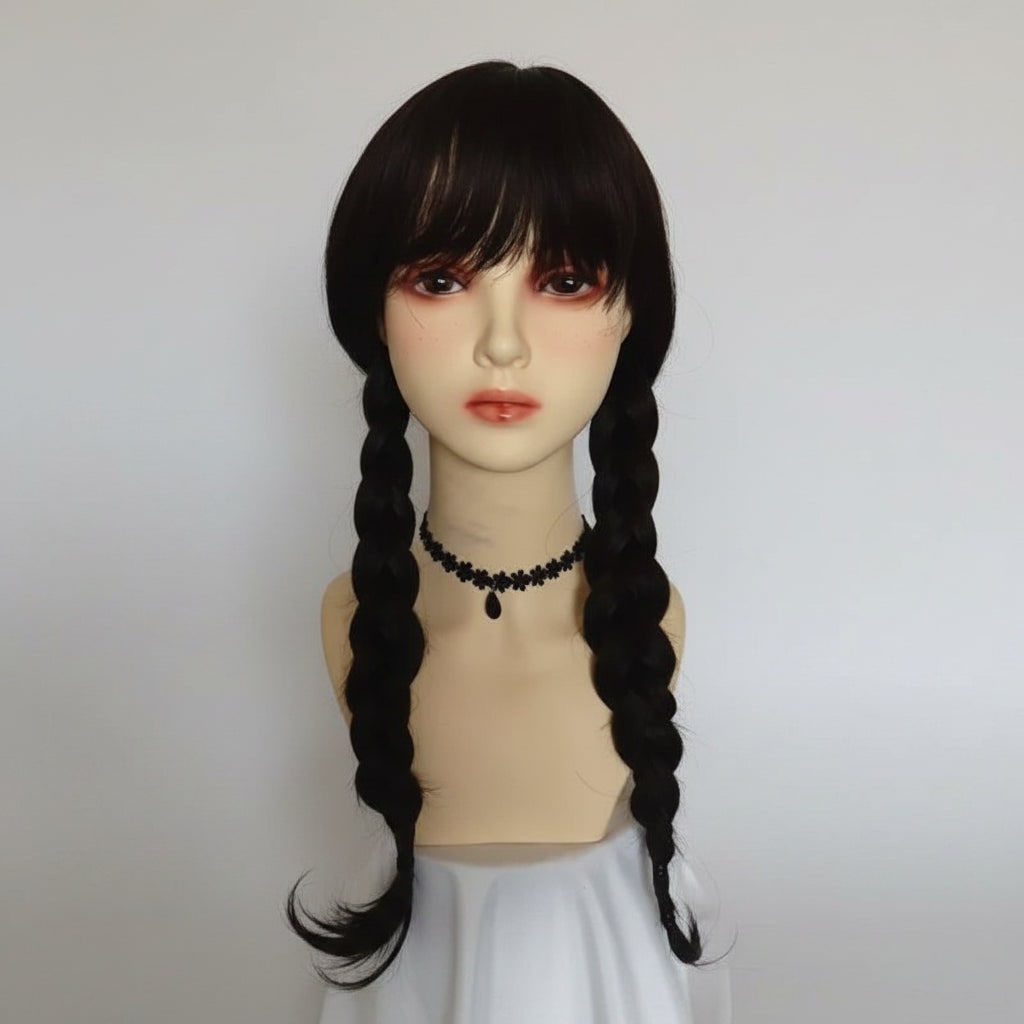 Gothic Inspired Schoolgirl Costume for Halloween Revelry