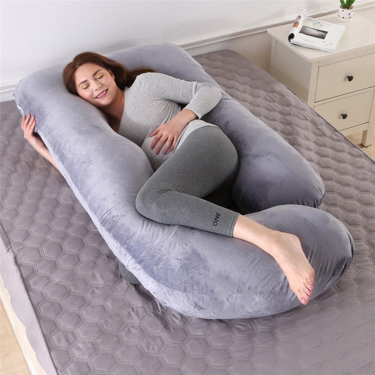 ComfyNest Full Body Maternity Pillow for Ultimate Support