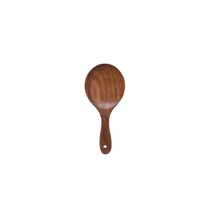 Kitchen Utensil Set Made of Teak Wood