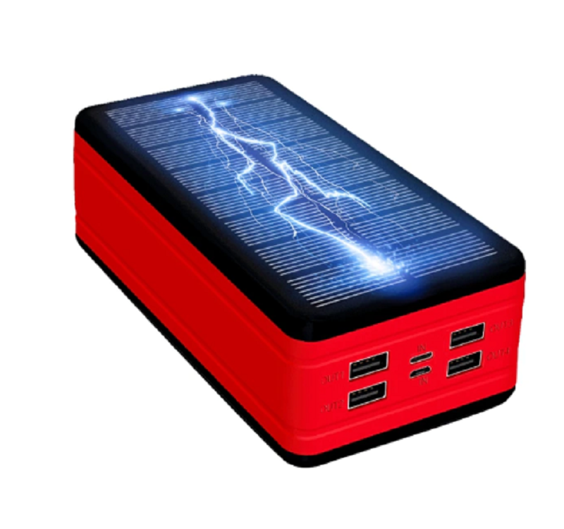 Portable Solar Power Bank with Wireless Fast Charging