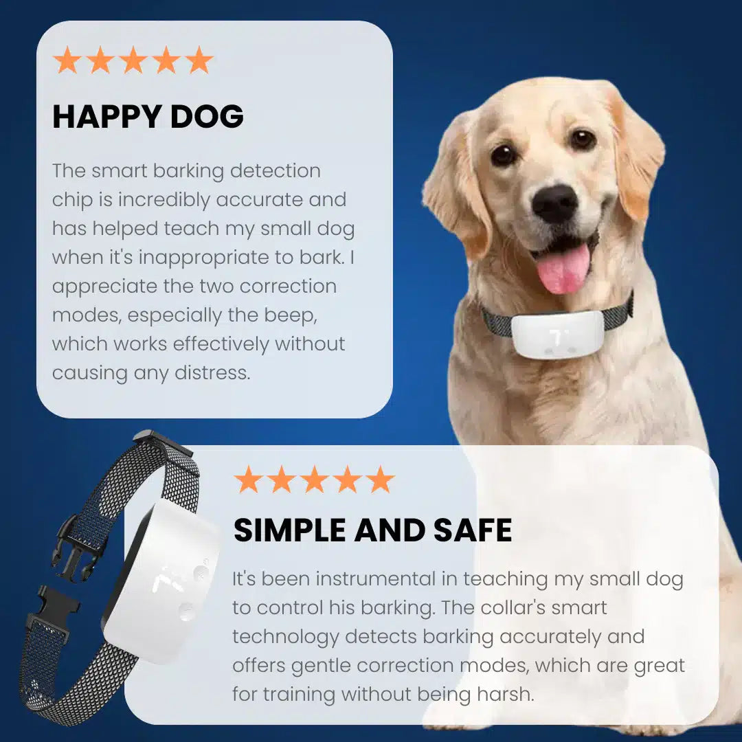 Smart Anti-Bark Training Collar for Dogs