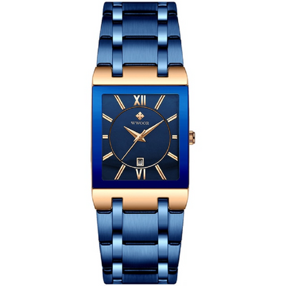 Waterproof Quartz Watch for Men - Stainless Steel Wrist Timepiece