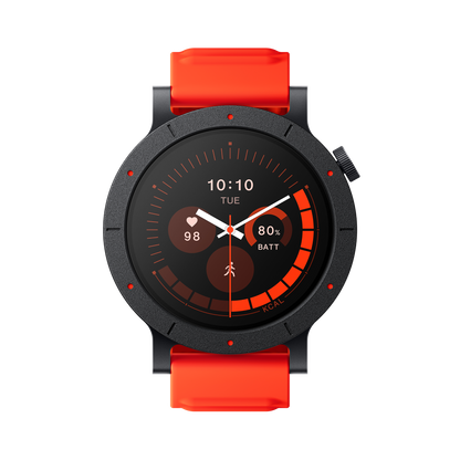 AstraFit Pro Smartwatch - Black & Orange Edition