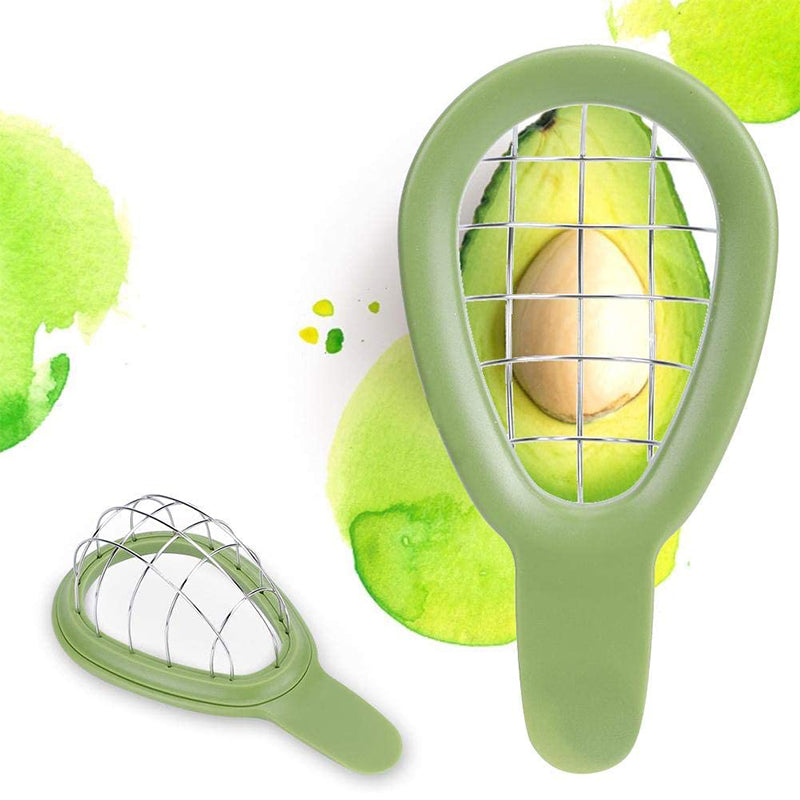 Avocado Slicer and Dicer Tool for Perfect Cubes
