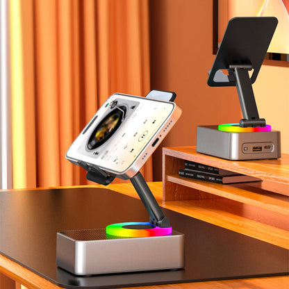 Bluetooth Speaker Phone Stand for Convenient Audio and Hands-Free Use