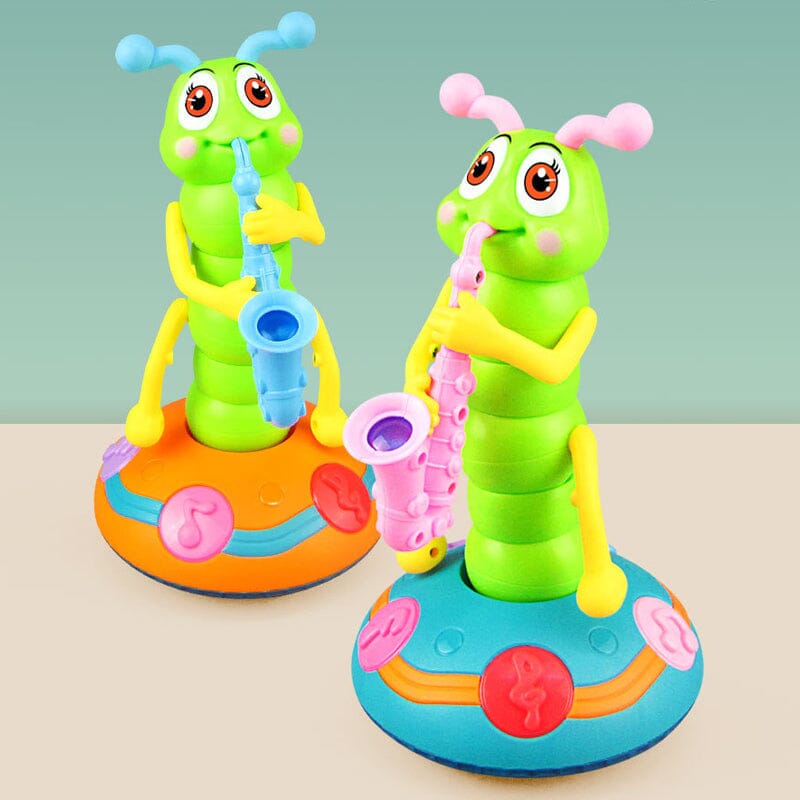 Electric Caterpillar Saxophone Toy for Kids