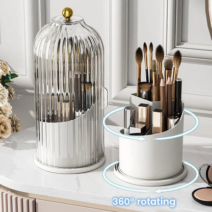 360-Degree Rotating Brush Storage Solution