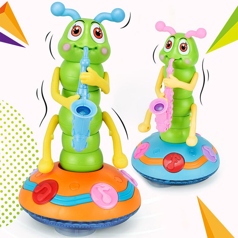 Electric Caterpillar Saxophone Toy for Kids