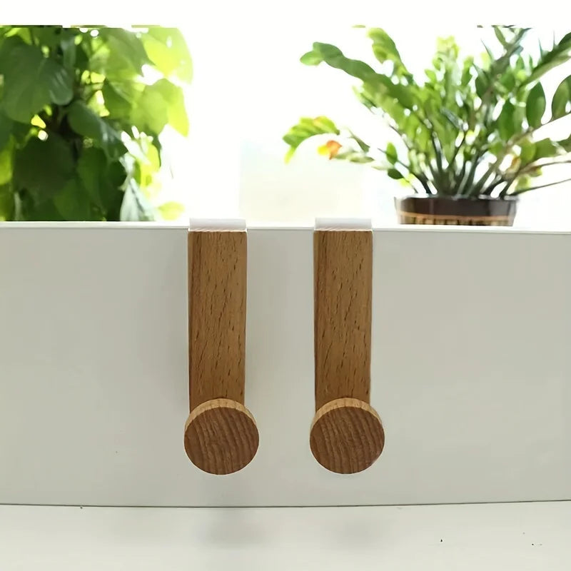 Door Hanger Hook | Wood & Iron | Rust-Resistant | Fits Cabinet Doors up to 2 cm
