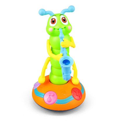 Electric Caterpillar Saxophone Toy for Kids