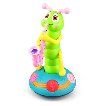 Electric Caterpillar Saxophone Toy for Kids