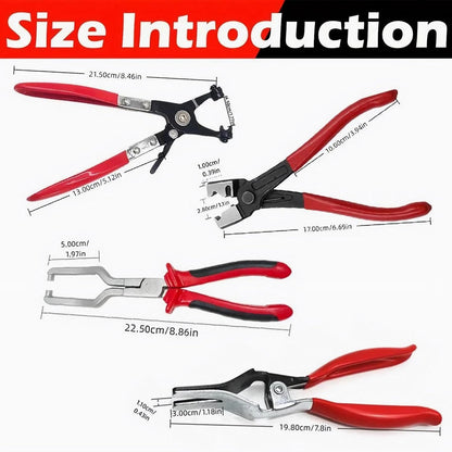 4-Piece Hose Clamp Tool Kit | Essential Automotive Repair Set