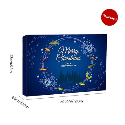 Advent Calendar with 24 Days of Fishing Rod Surprises
