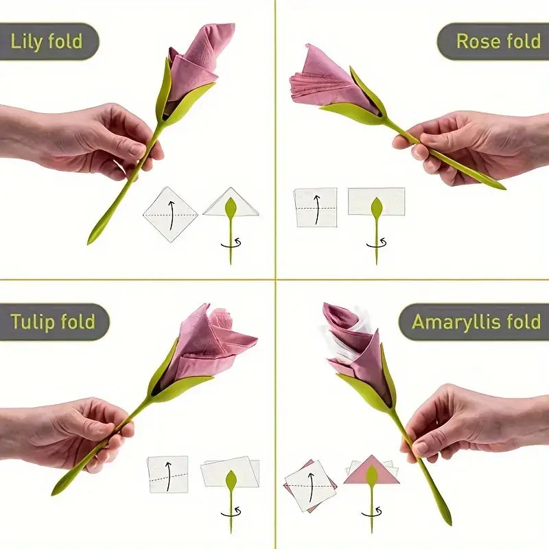 Transform Napkins into Stunning Flower Arrangements - Buy 1 Get 1 Free