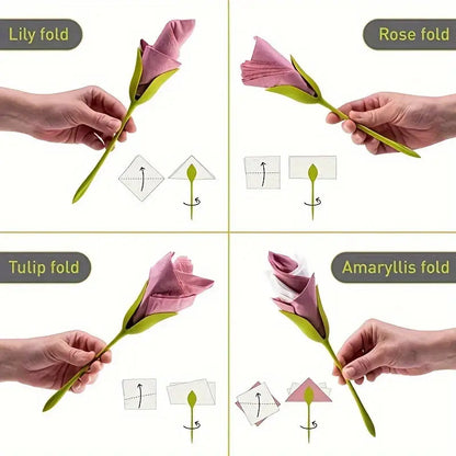 Transform Napkins into Stunning Flower Arrangements - Buy 1 Get 1 Free