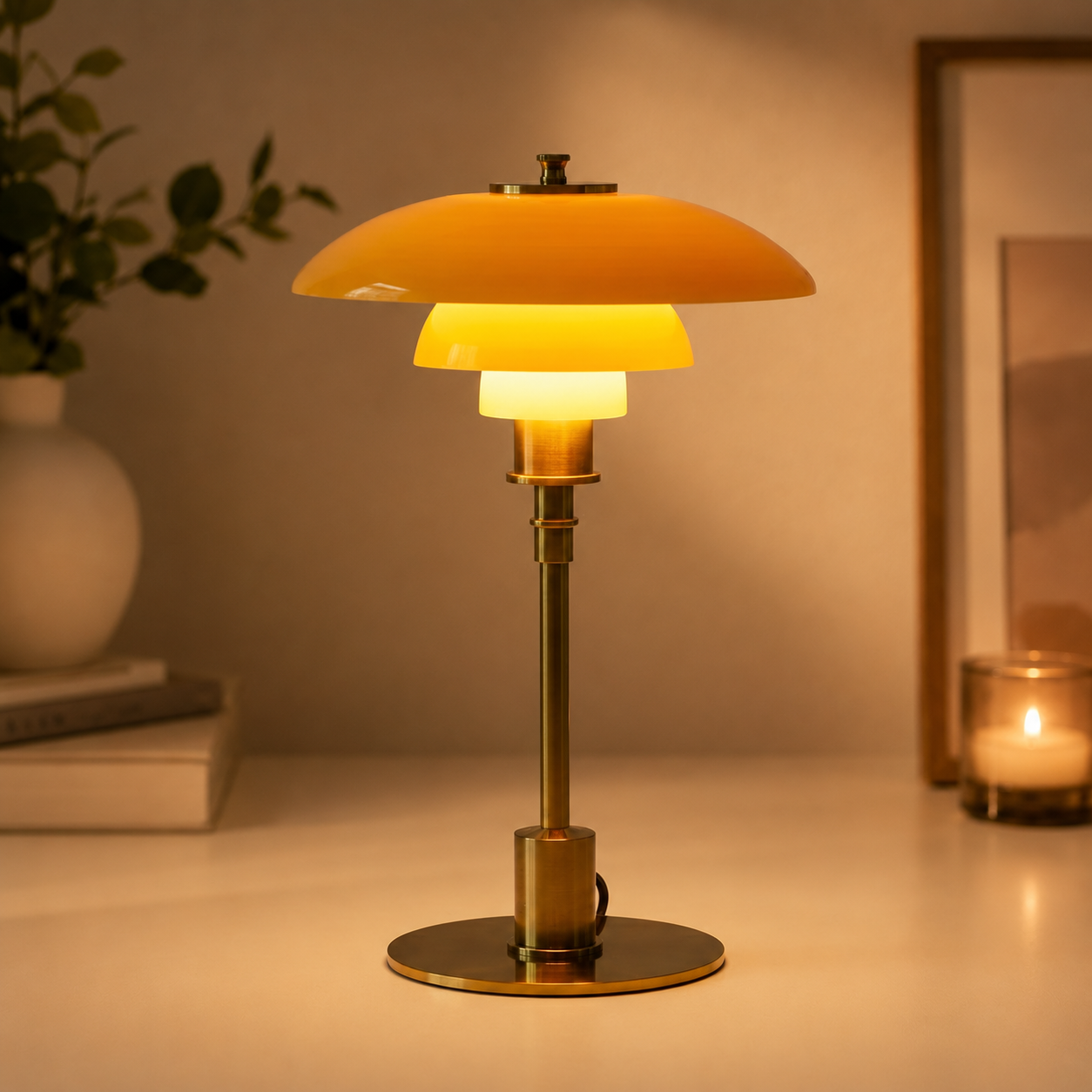 Minimalist Nordic Bedside Lamp – Scandinavian Style Table Light