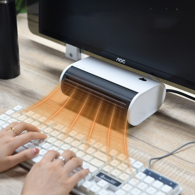 Portable Mini Heater for Desk - Adjustable Angle, Quick Heating for Home & Office