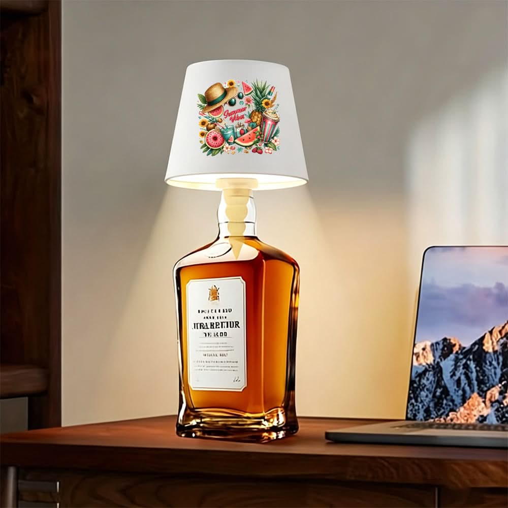 Portable LED Bottle Light for Colorful Ambient Illumination