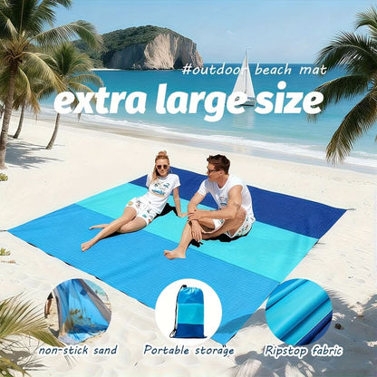 Large Beach Mat – Sand Resistant Outdoor Blanket