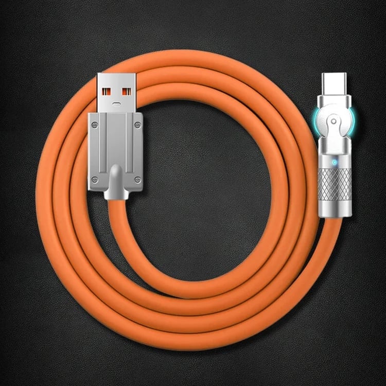 Quick Charge Cable with 180° Rotating Connector