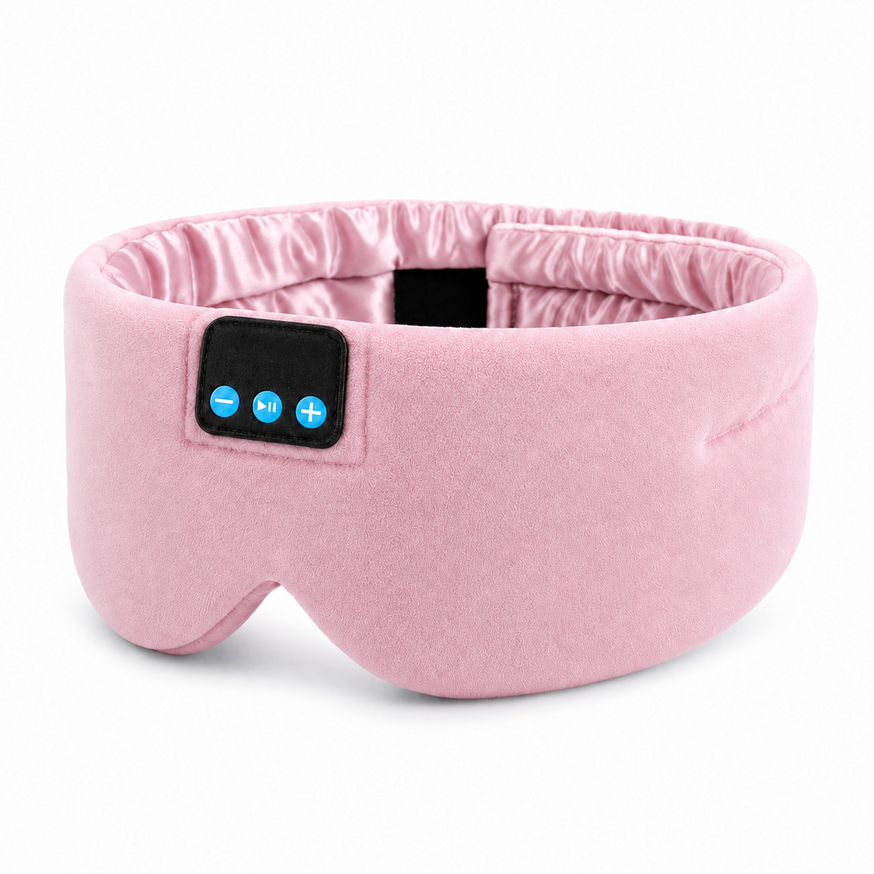 Wireless Music Eye Mask with HD Audio, Silk Fabric, Bluetooth & 12h Battery