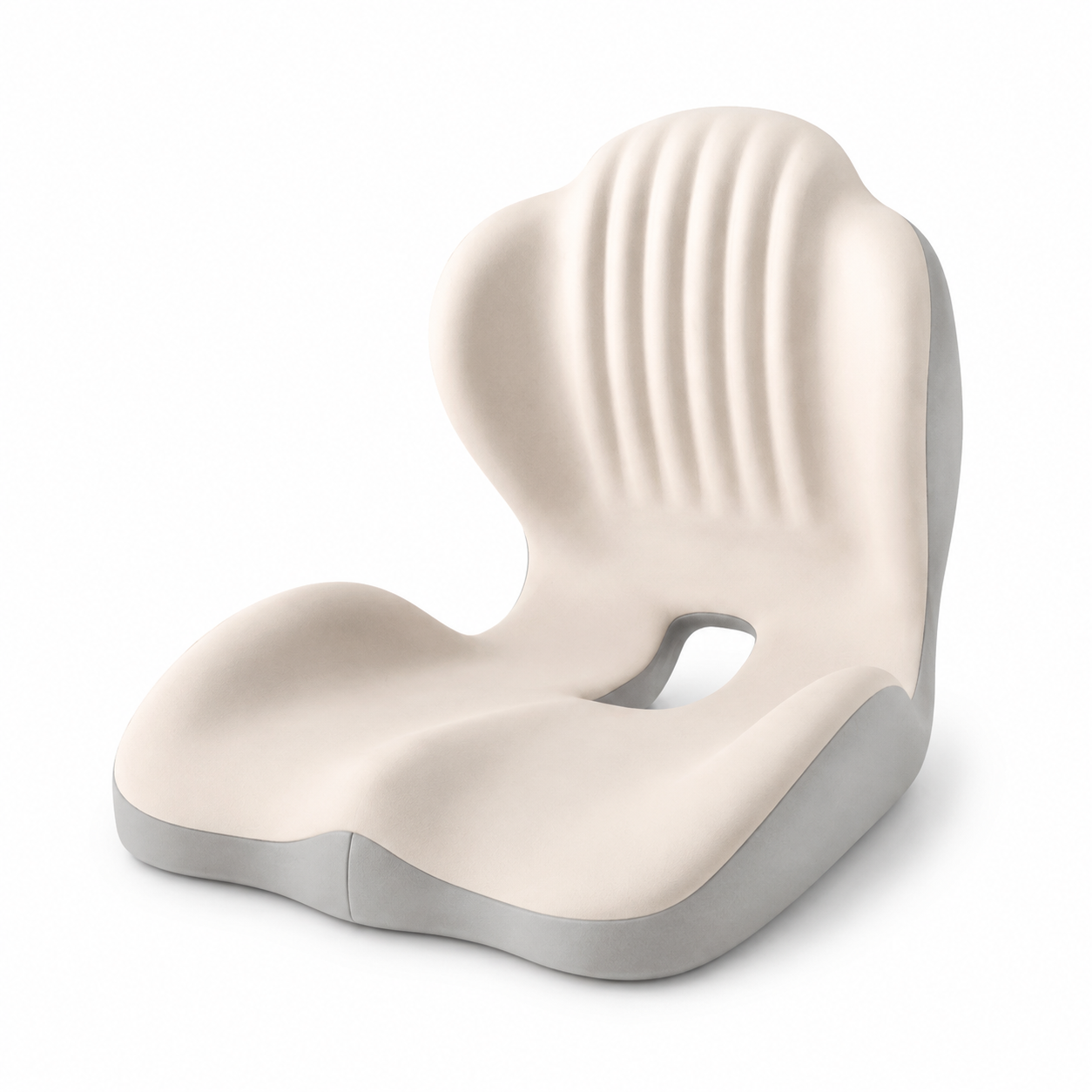 Ergonomic Seat Cushion with Back Support – Memory Foam for Office, Car, Home