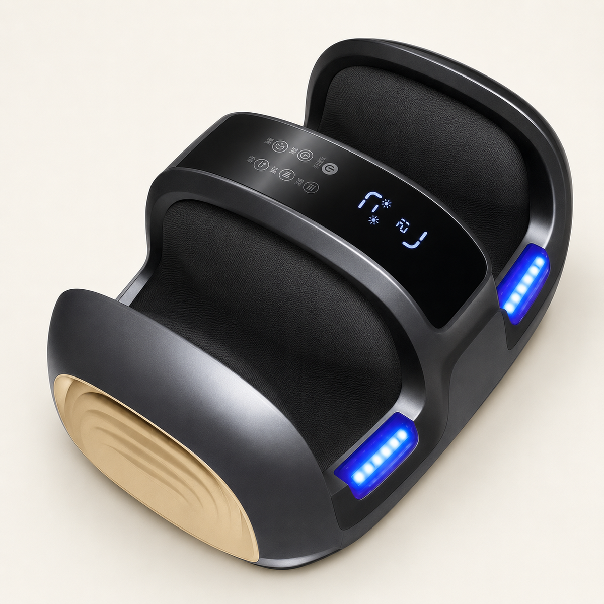Heat-Enabled Shiatsu Foot Massager with Deep Kneading Rollers and Easy Control