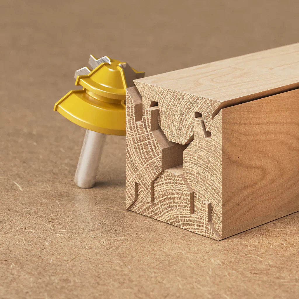 Precision 45° Miter Router Bit for Flawless Joints