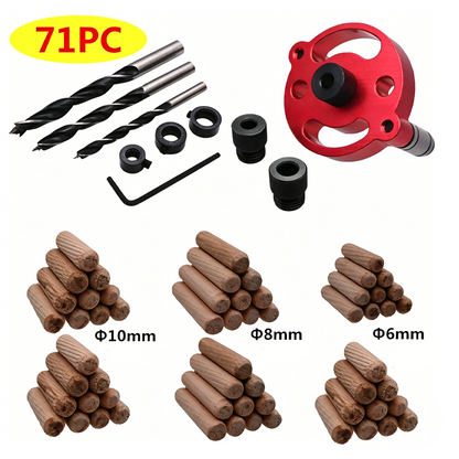 Ultimate Self-Centering Drill Guide for Woodworking Projects