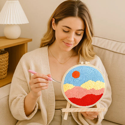Quick Relaxation and Beautiful Embroidery Art Creation