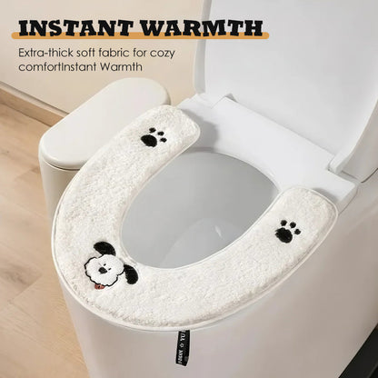Say Goodbye to Cold Toilet Seats - Cozy Toilet Seat Cushion