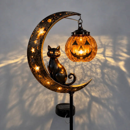 Pumpkin Garden Stake for Spooky Outdoor Atmosphere