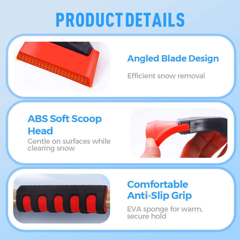 Clear Snow and Ice Removal Tool – No Scratches or Cold Hands